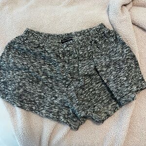 Brandy Melville Gray Lounge Shorts with Marled Knit OS